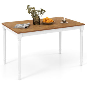 5-in-1 Complete Dining Room Set: Extendable Table, 4 Chairs, Electric Fireplace, Media Console & Bamboo Sideboard view 4