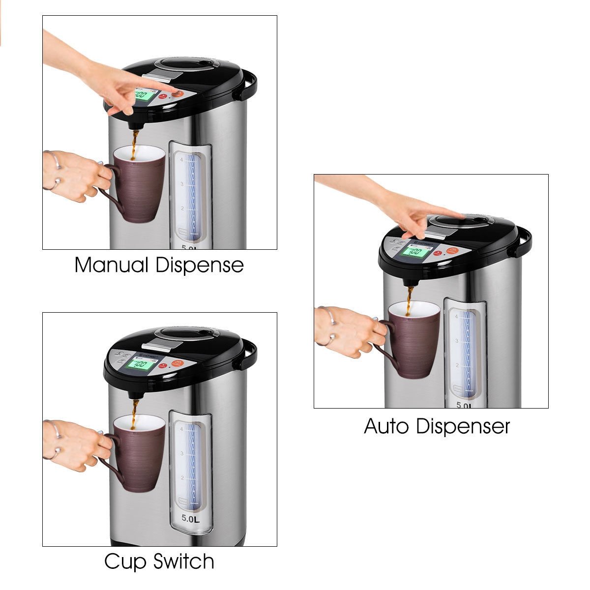 5-liter Electric LCD Water Boiler and Warmer view 8