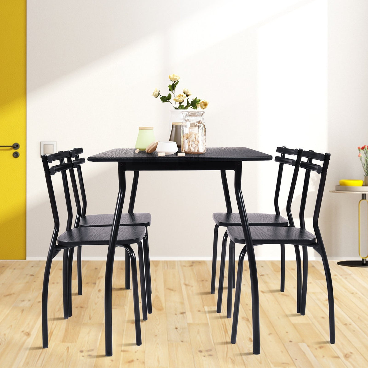 5 Pieces Dining Table Set with 4 Chairs view 6