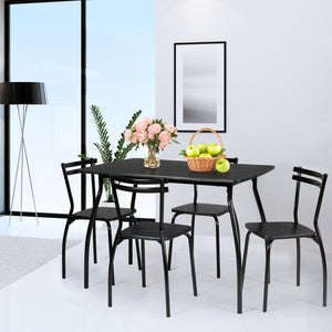 5 Pieces Dining Table Set with 4 Chairs view 7
