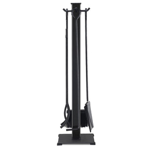 5 Pieces Fireplace Iron Fire Place Tool Set view 4