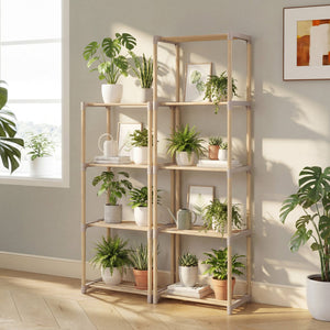 5-Tier Bookshelf with Open Shelves for Home Office and Bathroom-5-Tier view 9