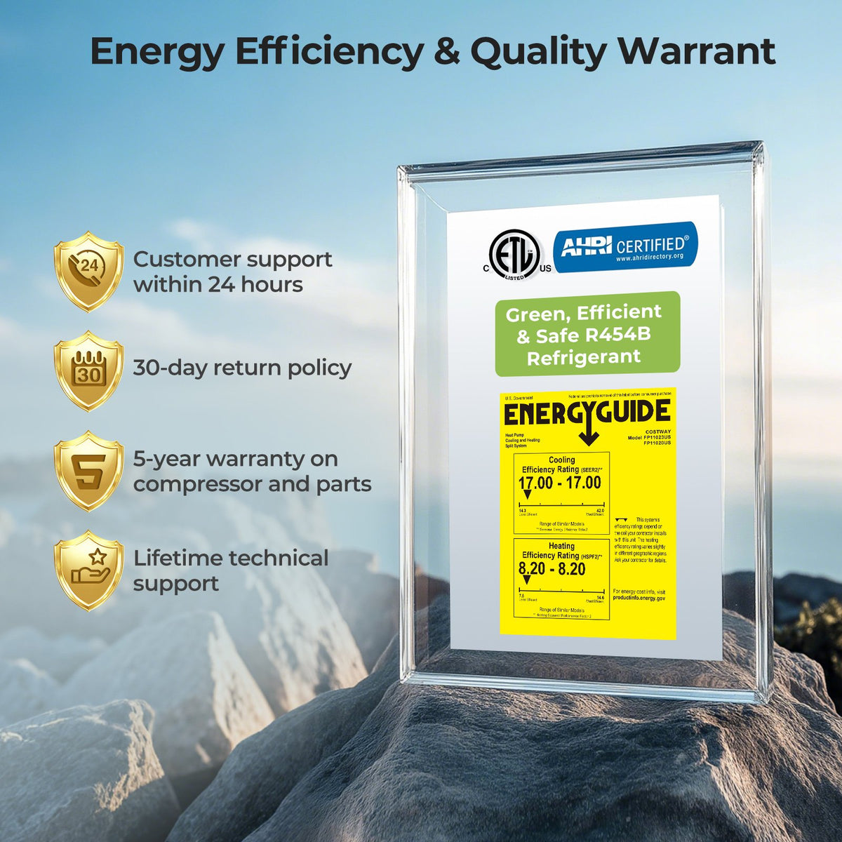 5 Ton 17 SEER2 High-Performance Heat Pump System (Operates down to -15°C) view 5