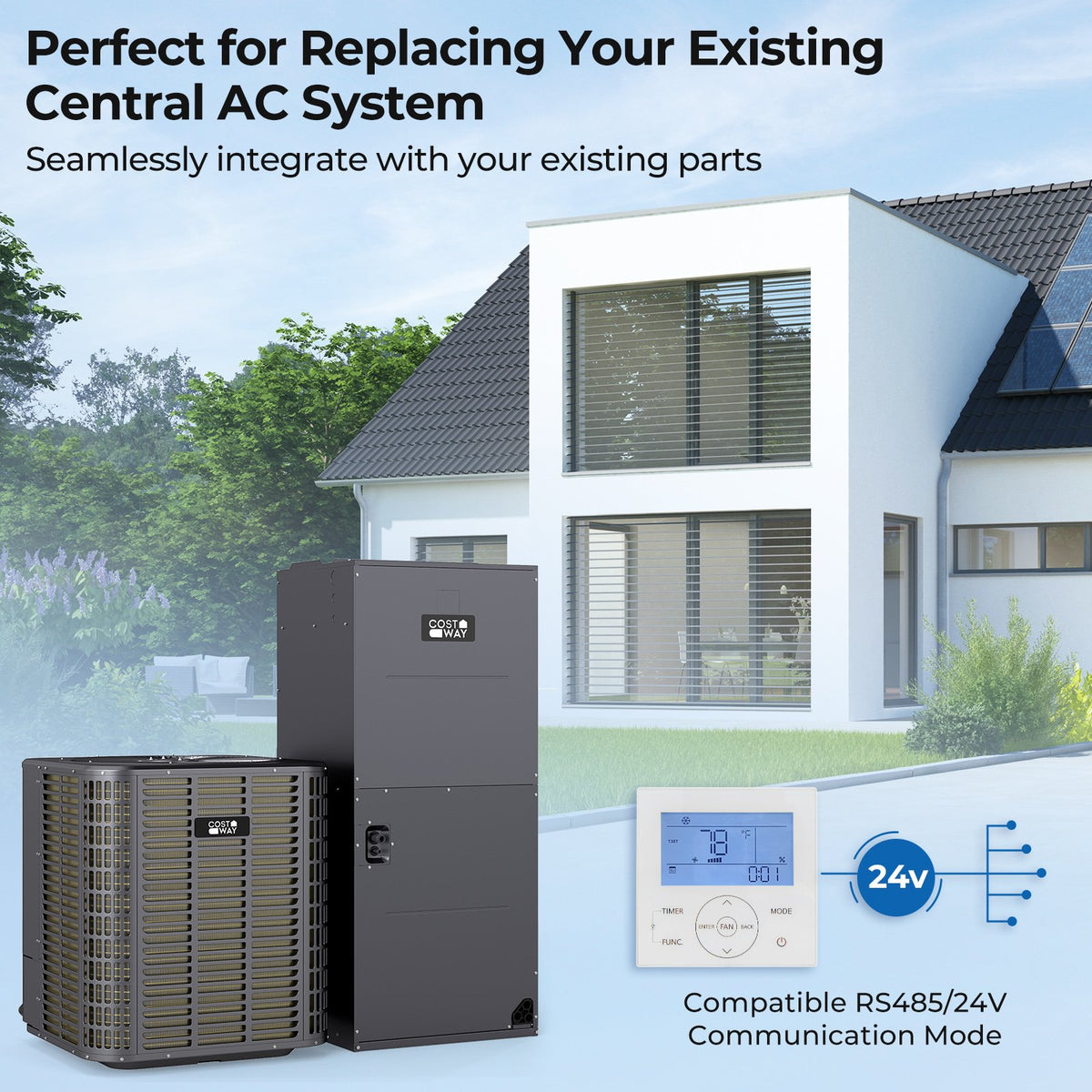 5 Ton 17 SEER2 High-Performance Heat Pump System (Operates down to -15°C) view 8