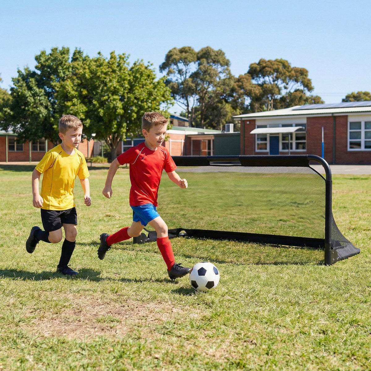 5 x 3 FT Portable Pop-up Football Training Equipment with Net view 3