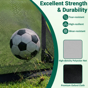 5 x 3 FT Portable Pop-up Football Training Equipment with Net view 9