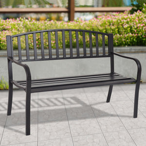 50 Inch Patio Garden Bench Loveseats for Outdoor view 8