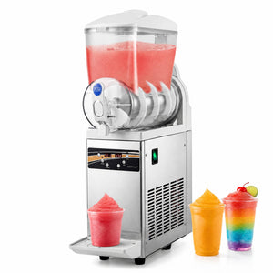 507 oz Commercial Slushy Machine Single Tank No Ice Needed-Silver view 7
