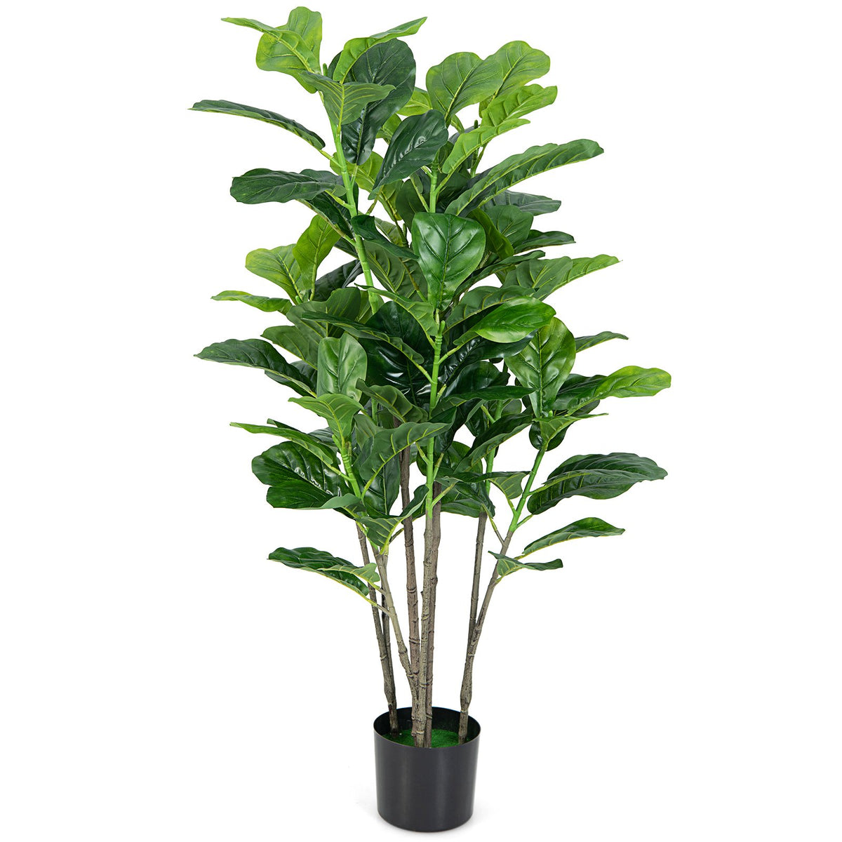 51 Inch 2-Pack Artificial Fiddle Leaf Fig Tree for Indoor and Outdoor view 8