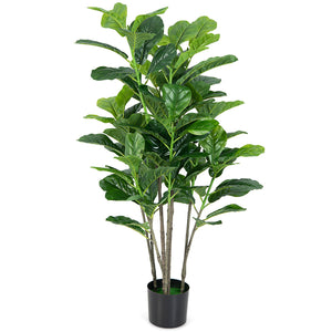 51 Inch 2-Pack Artificial Fiddle Leaf Fig Tree for Indoor and Outdoor view 8