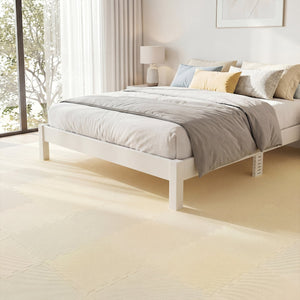 54 Pack EVA Foam Floor Tiles with Non-Slip & Borders for Home Gym-Beige view 2