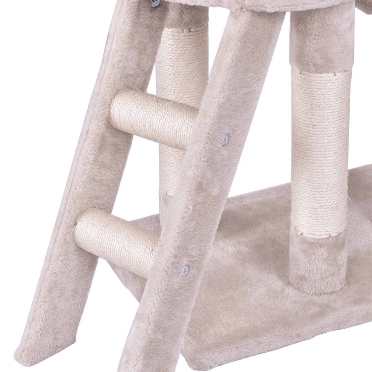 56 Inch Condo Scratching Posts Ladder Cat Play Tree view 9