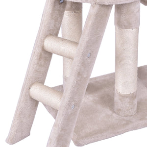 56 Inch Condo Scratching Posts Ladder Cat Play Tree view 9
