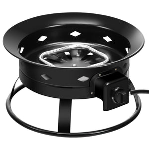 58 000BTU Firebowl Outdoor Portable Propane Gas Fire Pit with Cover and Carry Kit view 4