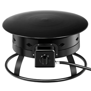 58 000BTU Firebowl Outdoor Portable Propane Gas Fire Pit with Cover and Carry Kit view 7