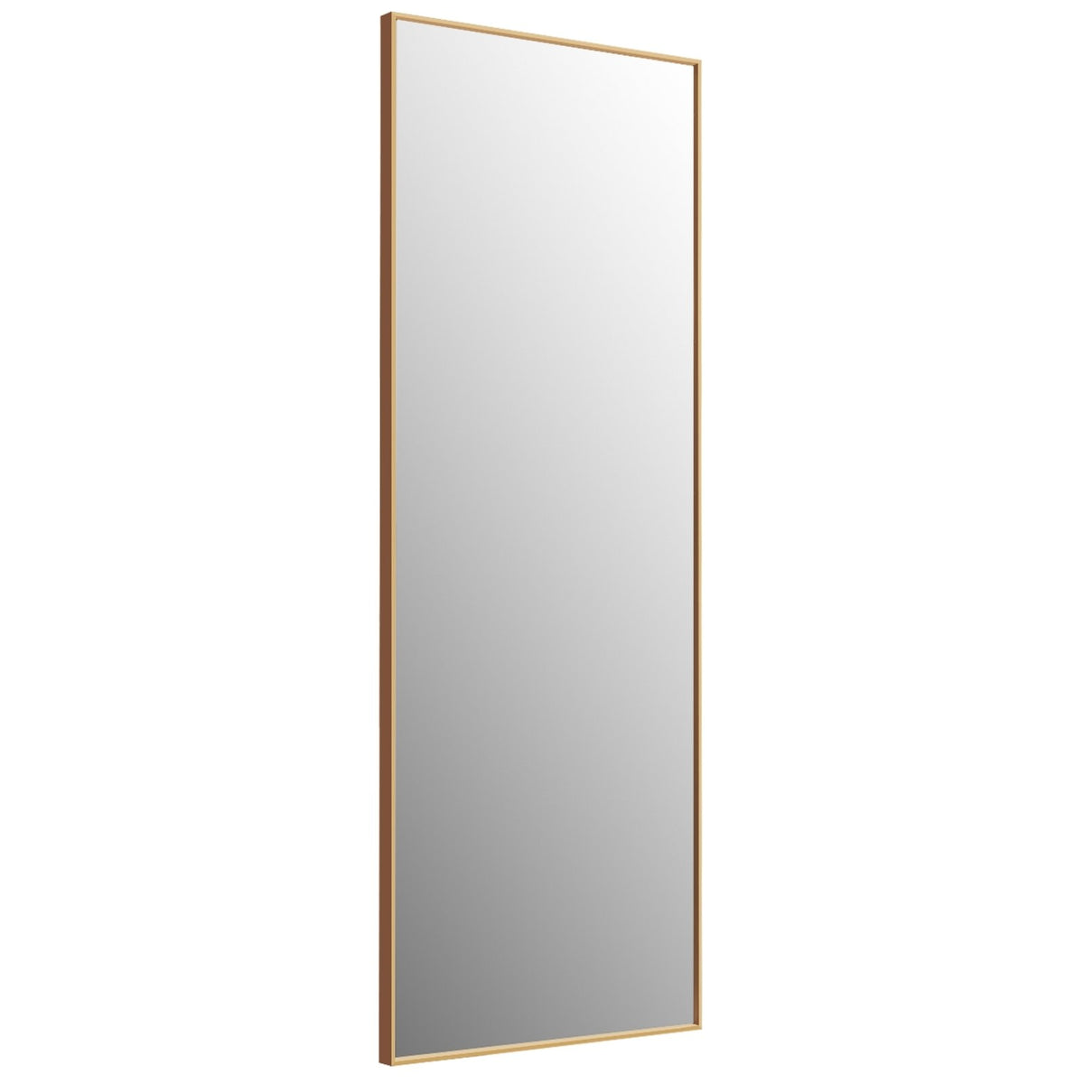 59 Inch Full Length Mirror Large Rectangle Bedroom Mirror-Golden view 9