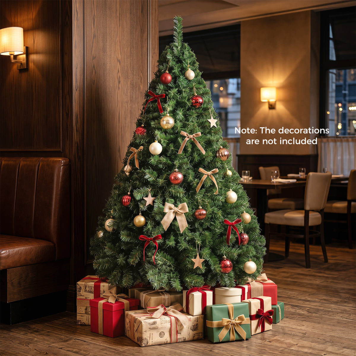 5ft Automatic Christmas Tree with 519 Full PVC Branch Tips view 9