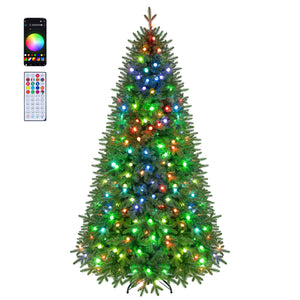 6.3 FT Smart Christmas Tree with 230 Pre-Lit RGB LED Lights-M view 4