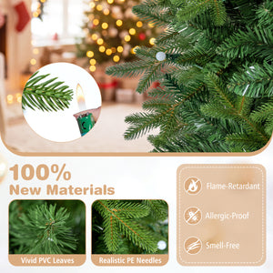 6.3 FT Smart Christmas Tree with 230 Pre-Lit RGB LED Lights-M view 9