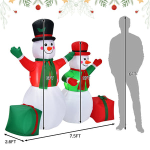 6 Feet Christmas Inflatable Snowmen Blow Up Christmas Decoration view 4