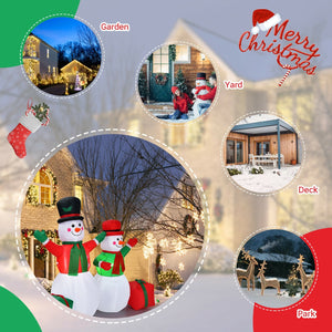 6 Feet Christmas Inflatable Snowmen Blow Up Christmas Decoration view 7