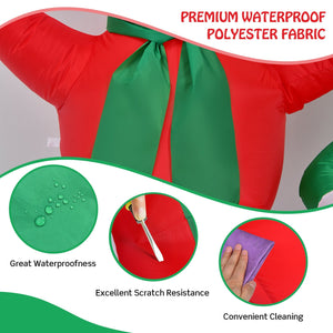 6 Feet Christmas Inflatable Snowmen Blow Up Christmas Decoration view 8