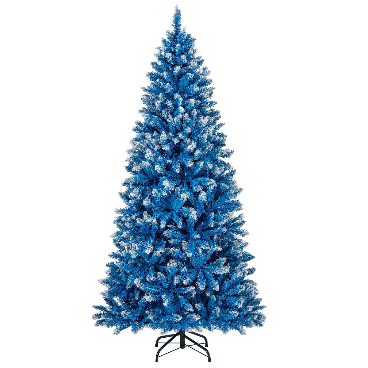 6/7/8/9 FT Artificial Christmas Tree with 767 Snowy Branch Tips-6 FT view 4