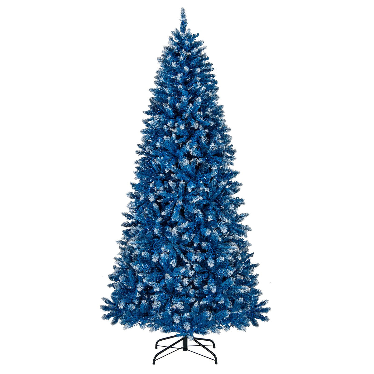 6/7/8/9 FT Artificial Christmas Tree with 767 Snowy Branch Tips-7 FT view 4