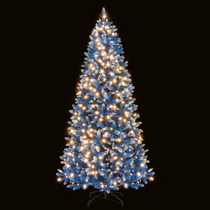 6/7/8/9 FT Artificial Christmas Tree with 767 Snowy Branch Tips-7 FT view 6