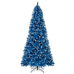 6/7/8/9 FT Artificial Christmas Tree with 767 Snowy Branch Tips-8 FT view 4