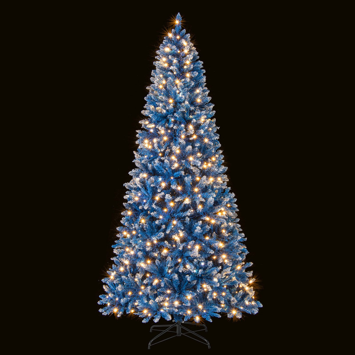 6/7/8/9 FT Artificial Christmas Tree with 767 Snowy Branch Tips-8 FT view 6