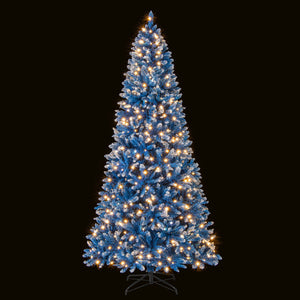 6/7/8/9 FT Artificial Christmas Tree with 767 Snowy Branch Tips-8 FT view 6