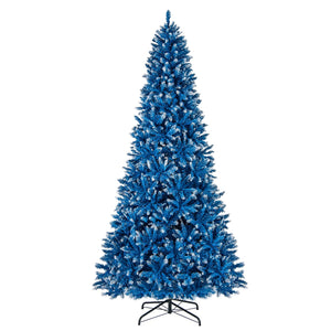 6/7/8/9 FT Artificial Christmas Tree with 767 Snowy Branch Tips-9 FT view 4