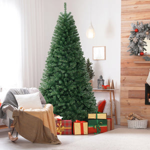 6/7/8 FT Artificial Christmas Tree with 568/830/1182 Branch Tips and 200/250/400 Warm White LED Lights-XL view 2