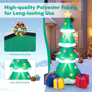 6 Feet Tall Blow up Christmas Tree with 3 Gift Boxes view 5