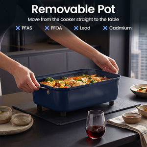 6-in-1 Programmable Slow Cooker with Keep Warm Functions and Adjustable Timer, Control view 8