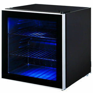 60 Can Beverage Mini, Refrigerator with Glass Door view 4