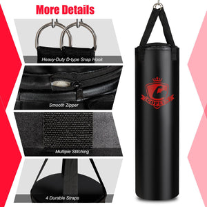 Filled Punching Bag Set with Boxing Gloves- 63 lbs view 8