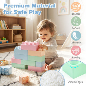 64 pcs Building Blocks for Toddlers Educational Toy view 8