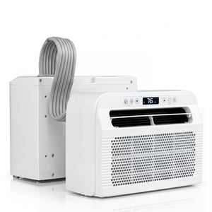 6500 BTU Window AC Unit with WiFi APP Voice Control 24H Timer and Quiet Operation-White