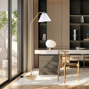 66 inches Arc Floor Lamp Modern Standing Lamp with Adjustable Lamp Head view 5