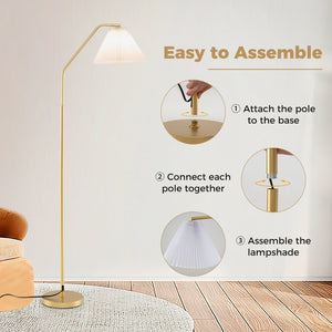 66 inches Arc Floor Lamp Modern Standing Lamp with Adjustable Lamp Head view 9