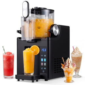 68 oz Frozen Drink Maker and Slushy Machine for Home-Black