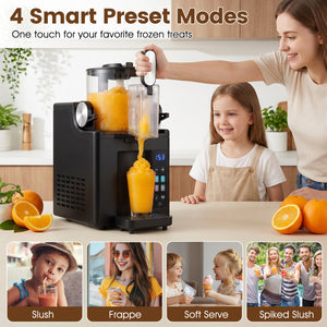 68 oz Frozen Drink Maker and Slushy Machine for Home-Black view 9