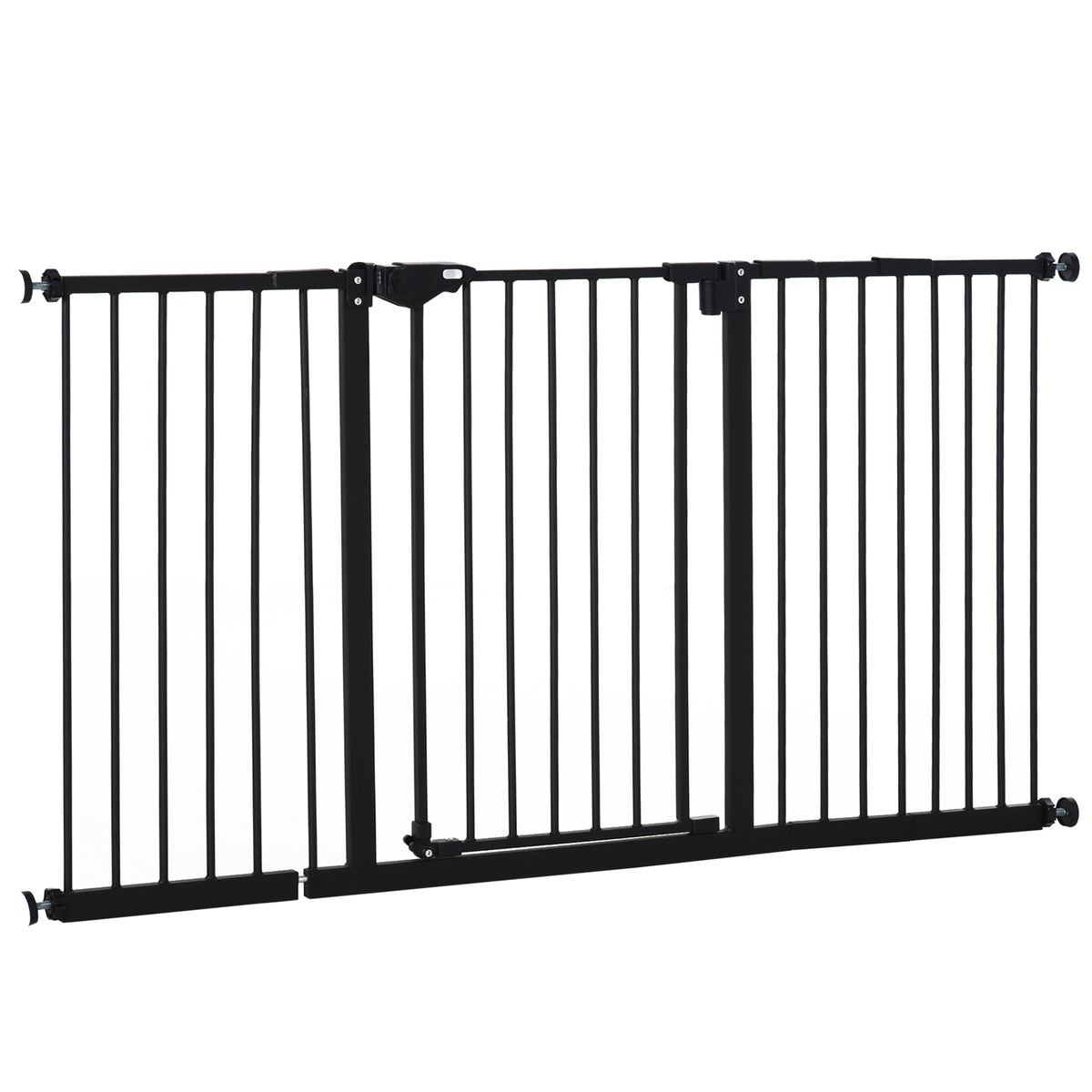 30 Inch Tall Pet Gate with Door Dog Gate and Barrier Indoor for Stairs Includes 7", 8", 12" Extensions Kit – view 5