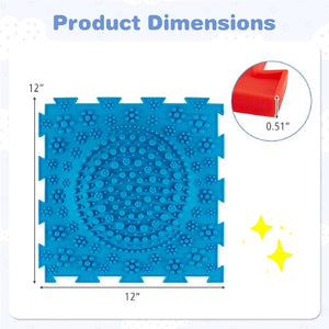 6 PCS Interlocking Sensory Mats with Rich Colors for Kids Adults-Multicolor view 5