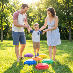6-Piece Stepping Stones for Kids for Sensory Play and Coordination view 6