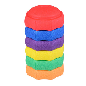 6-Piece Stepping Stones for Kids for Sensory Play and Coordination view 4
