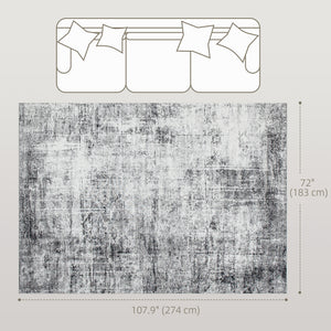 Area Rug for Living Room 5x7, Modern Abstract Machine Washable Rug, Non-Slip Carpet for Bedroom – view 9