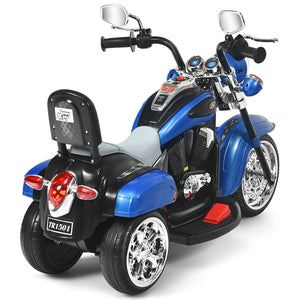 6V 3 Wheel Kids Motorcycle-Blue view 7